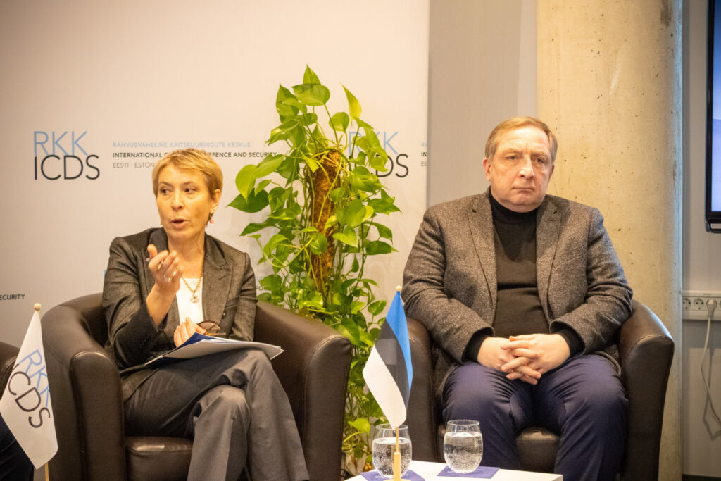 Dr Eka Metreveli, President of the GFSIS, and Amb Alex Petriashvili, Senior Fellow at the GFSIS.