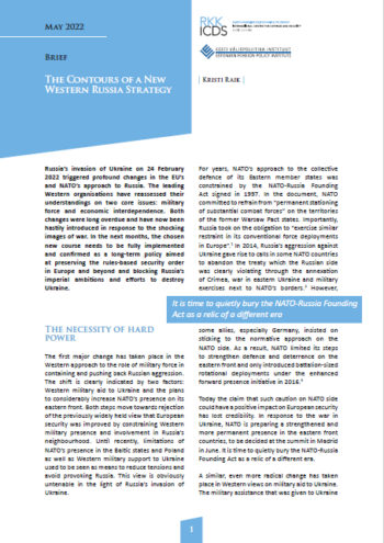 Image for The Contours of a New Western Russia Strategy