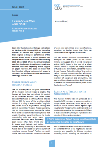 Image for Russia’s War in Ukraine: Large-Scale War and NATO